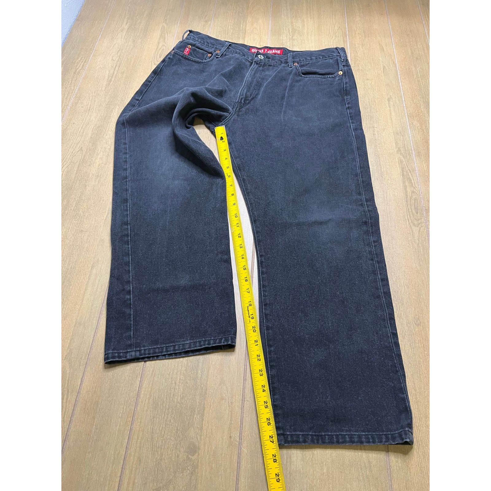 Guess Vintage Guess Jeans Black Denim Pants Mens 40x30 Y2K baggy Size US 40 / EU 56 - 6 Thumbnail