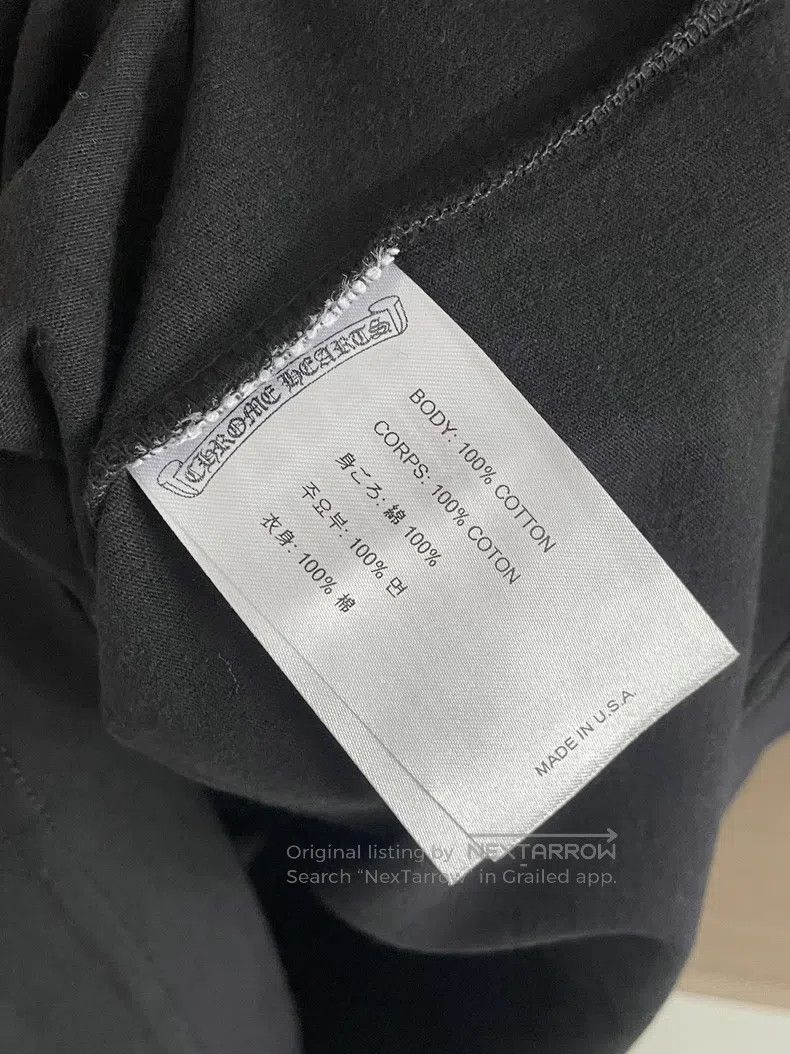 Chrome Hearts CHROME HEARTS Size L Black back Croce heart logo element sh Size US L / EU 52-54 / 3 - 5 Thumbnail