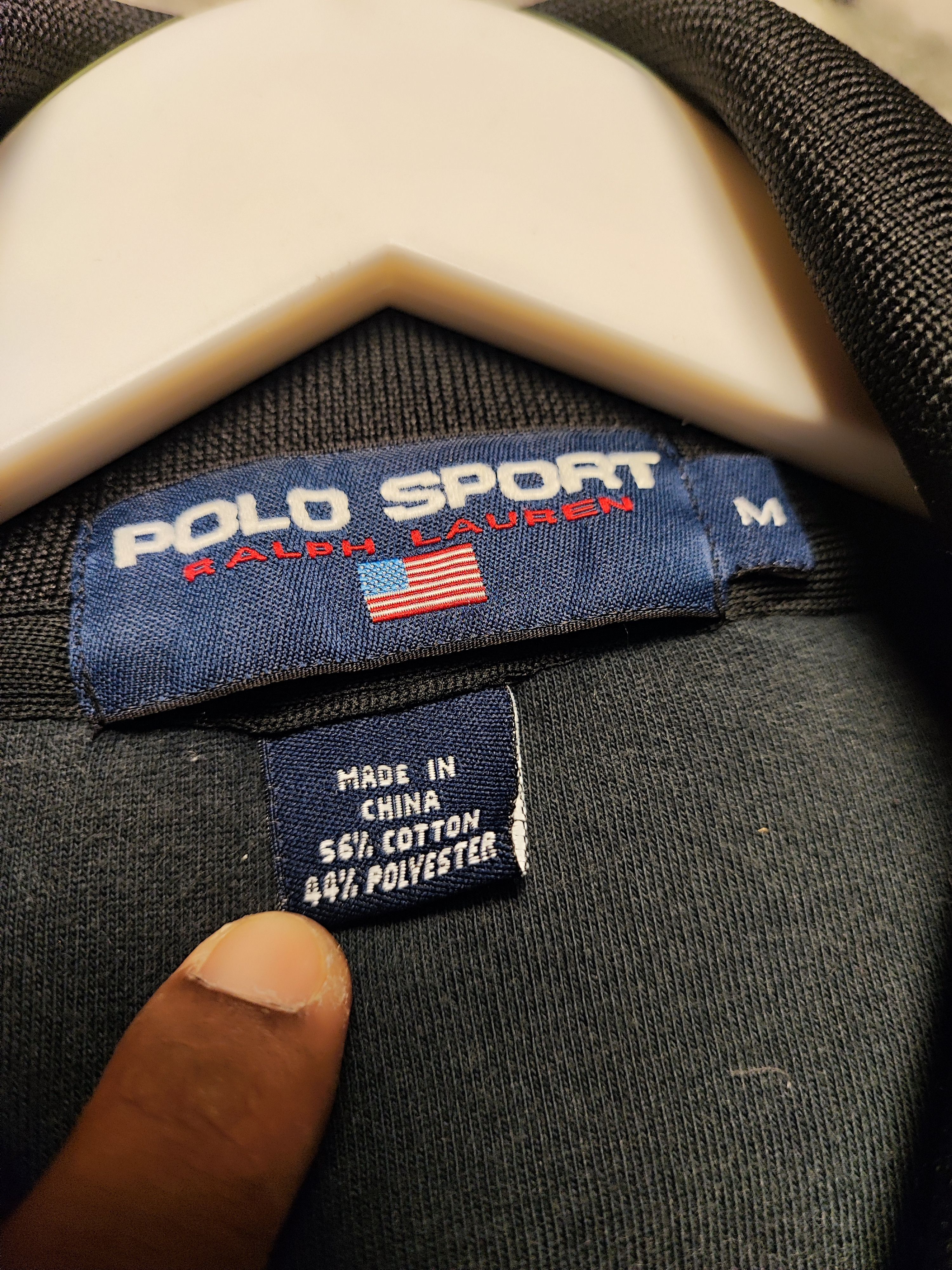 Polo Ralph Lauren Vintage 90s Polo Sport Ralph Lauren Track Jacket Pony Size M Size US L / EU 52-54 / 3 - 11 Thumbnail