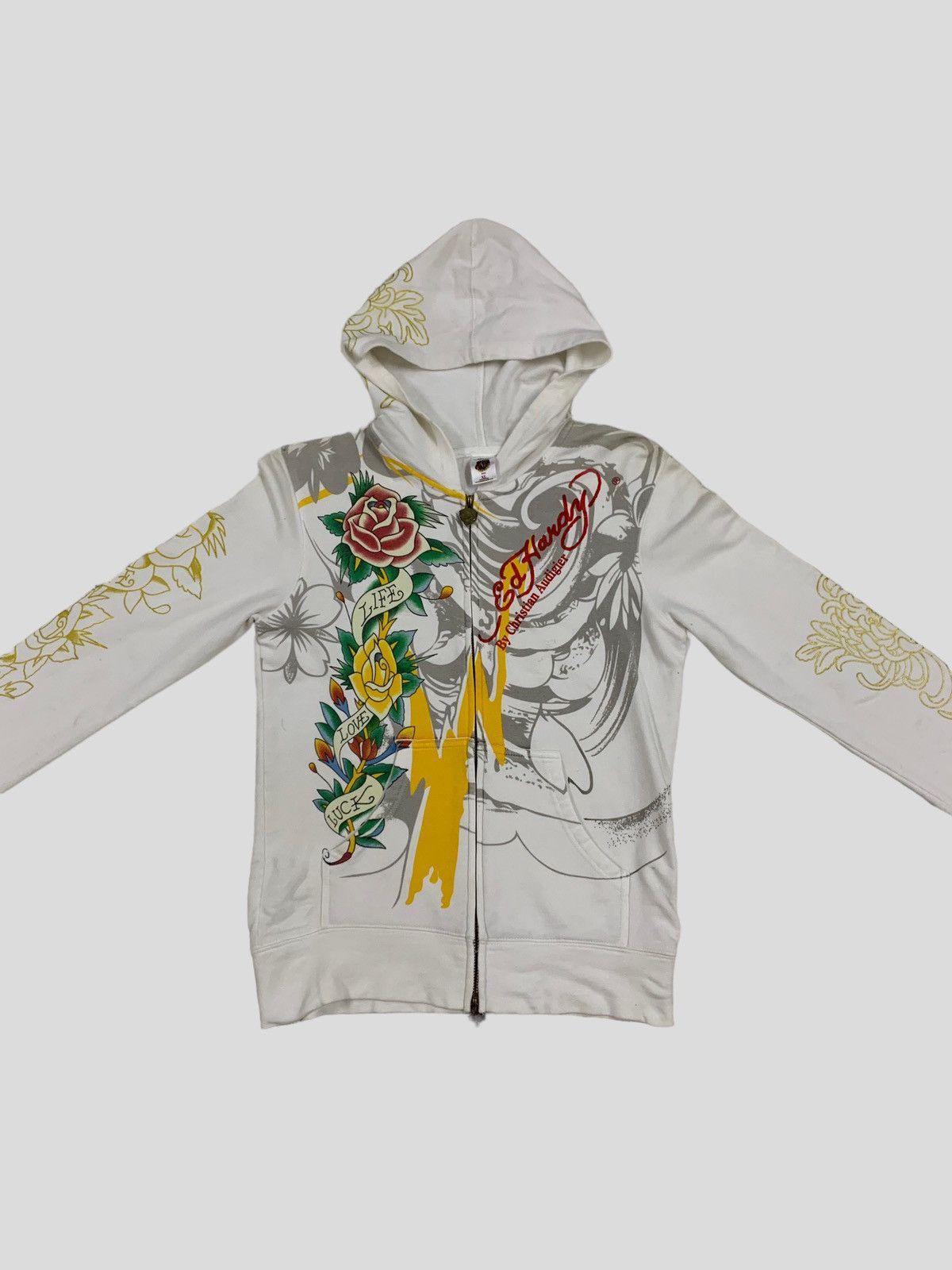 Christian Audigier × Ed Hardy ED HARDY BY CHRISTIAN AUDIGER ZIP UP HOODIE Size US S / EU 44-46 / 1 - 1 Thumbnail