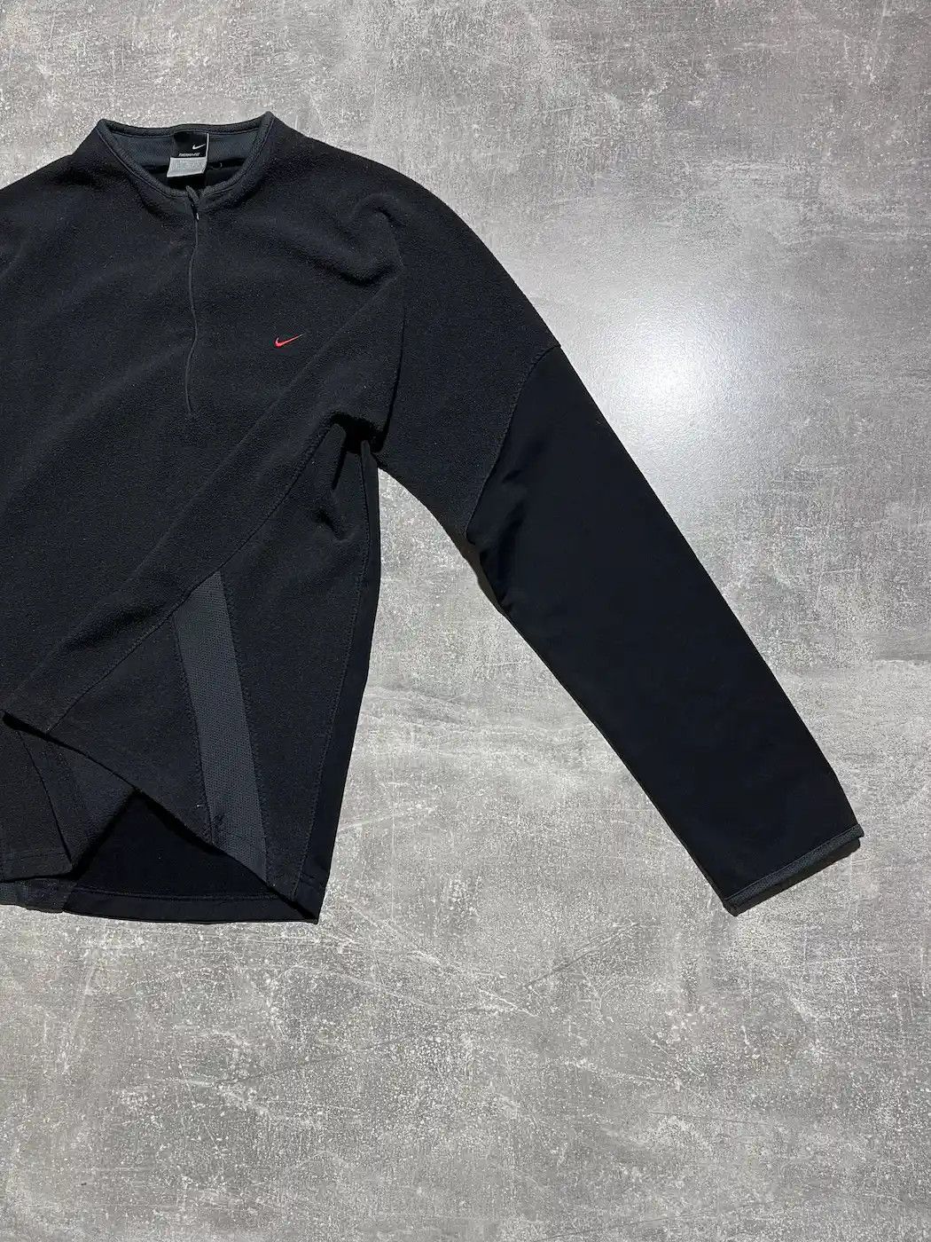 Nike × Vintage Vintage Nike Fleece Zip 1/3 Jacket Mini Swoosh Y2k Size US M / EU 48-50 / 2 - 7 Thumbnail