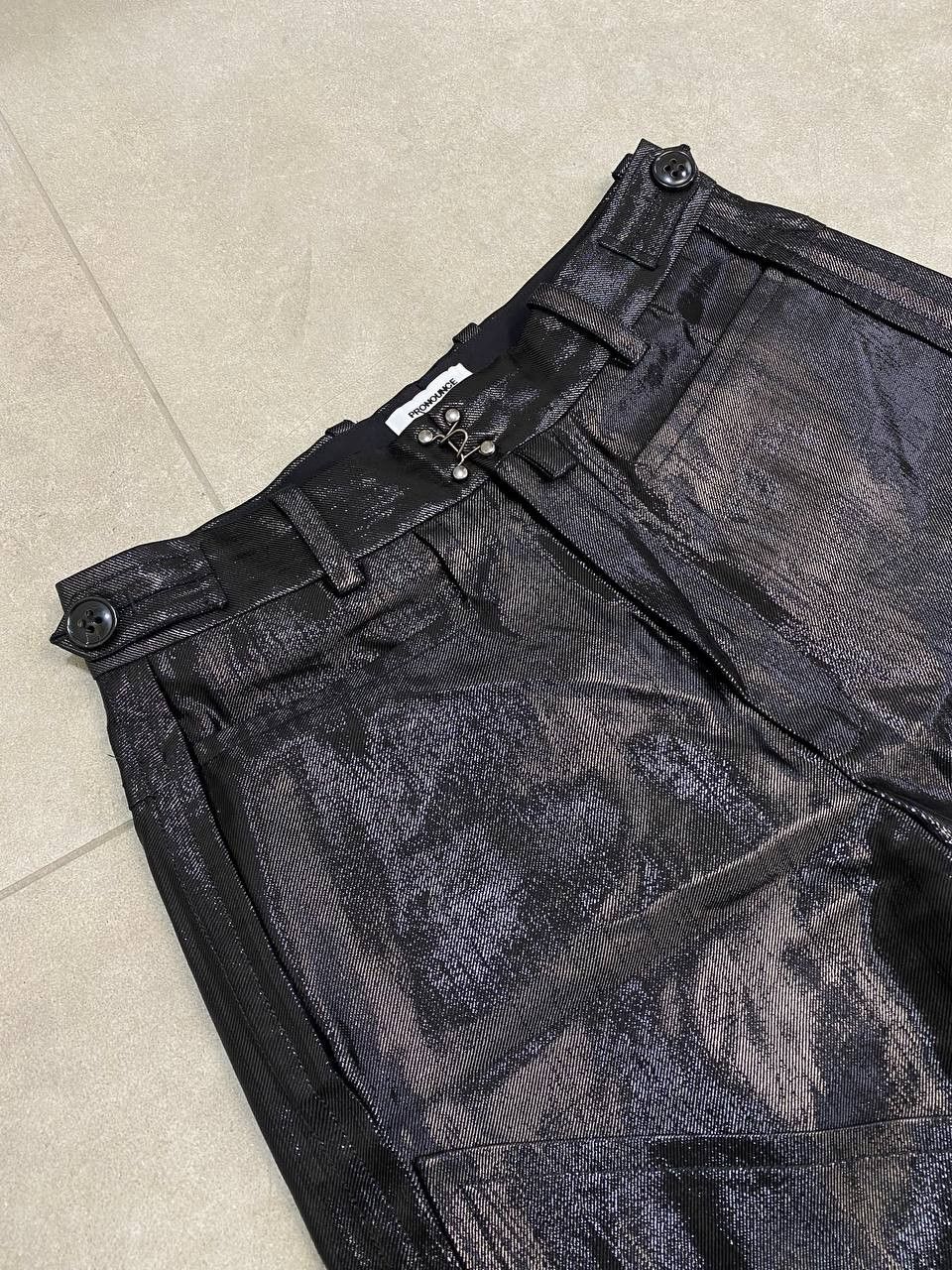 Other Pronounce AW20 Glitter Metallic Baggy Runaway Show Pants Size US 32 / EU 48 - 6 Thumbnail