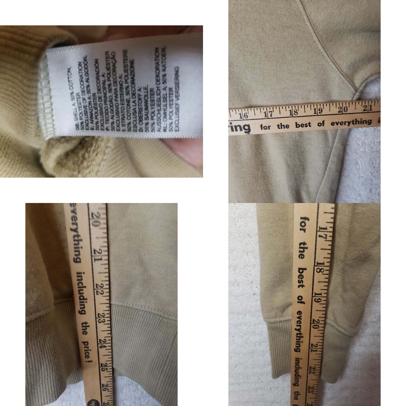The North Face The North Face Hoodie Jacket Women Large Beige Pullover Casual Workwear Outdoors Hiking Camping Size L / US 10 / IT 46 - 8 Thumbnail