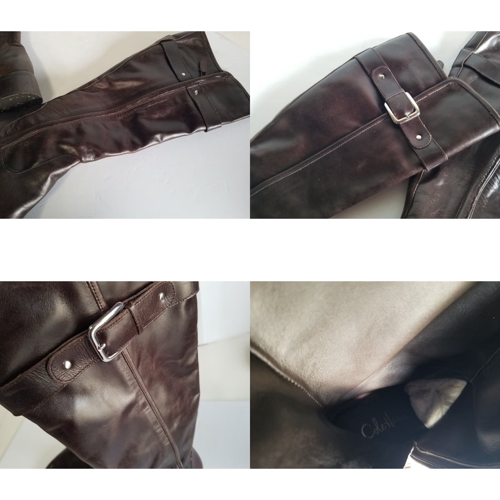 Cole Haan Cole Haan D32768 Womens Leather Knee High Boots Chestnut Brown Size 9B Knee High Boots Womens Leather Cole Haan D32768 Chestnut Brown 9B Vintage No Size US 9 / IT 39 - 8 Thumbnail