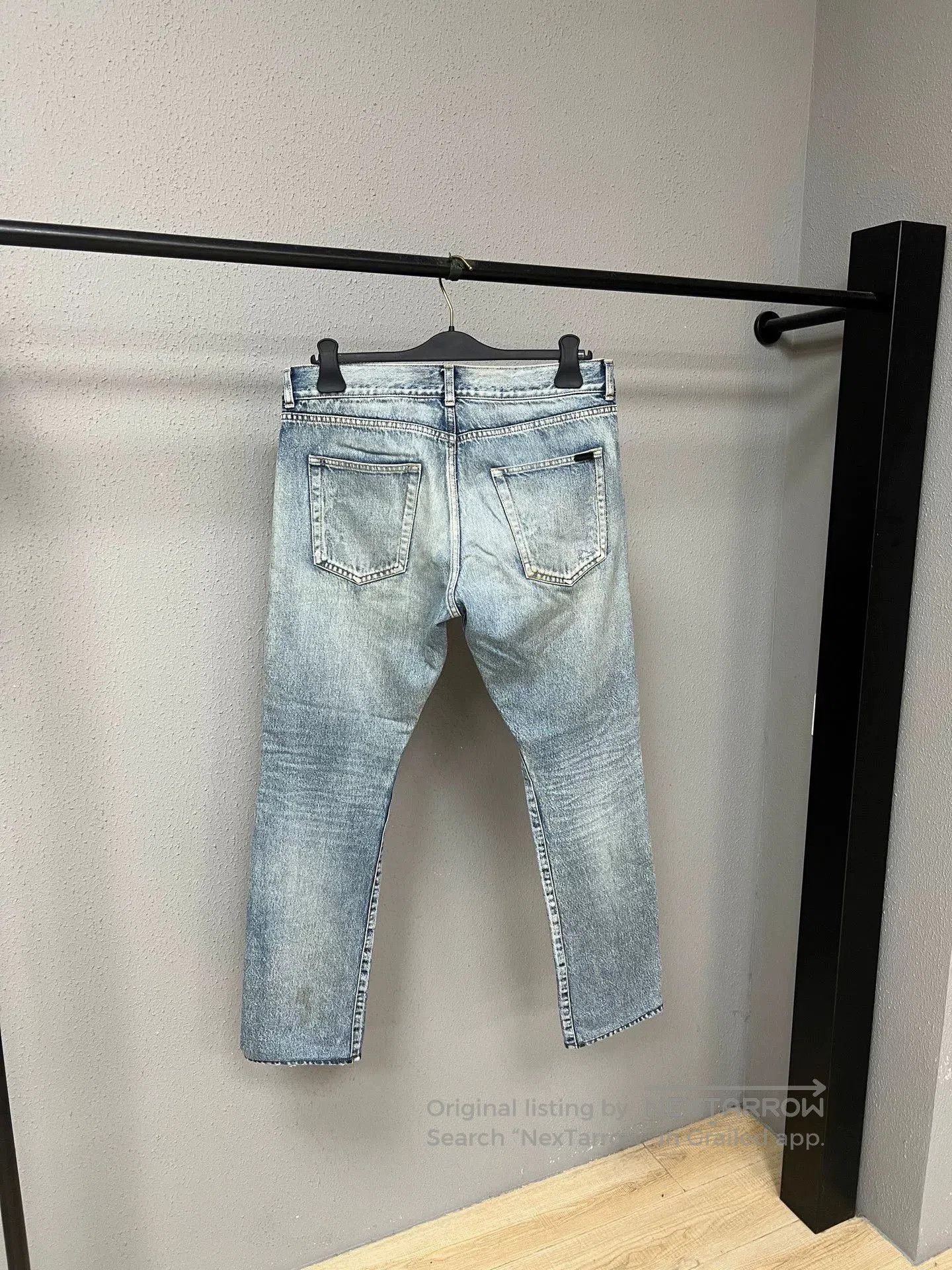 SLY light blue slp angora denim jeans. Size US 32 / EU 48 - 2 Thumbnail