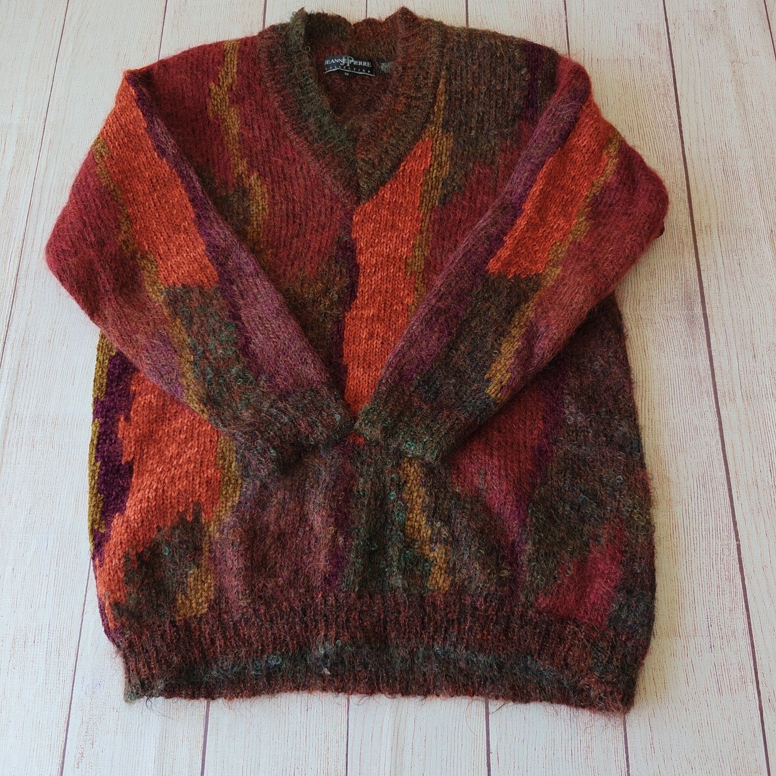 Vintage Vintage Jeanne Pierre mohair V-neck sweater sz M Size M / US 6-8 / IT 42-44 - 5 Thumbnail