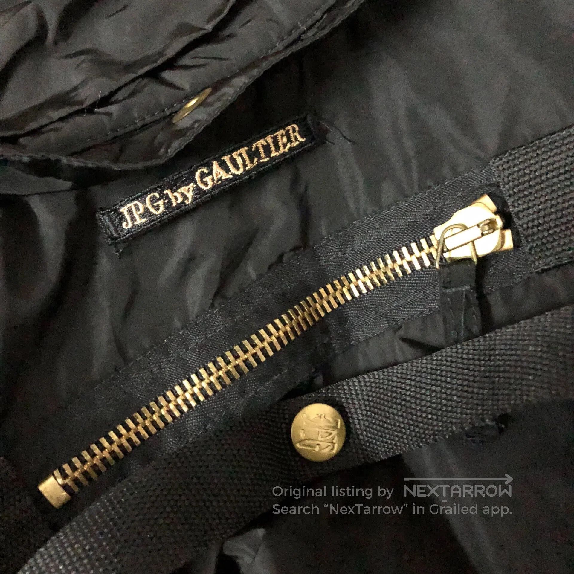 Jean Paul Gaultier black cotton military style jacket. Size US M / EU 48-50 / 2 - 4 Thumbnail