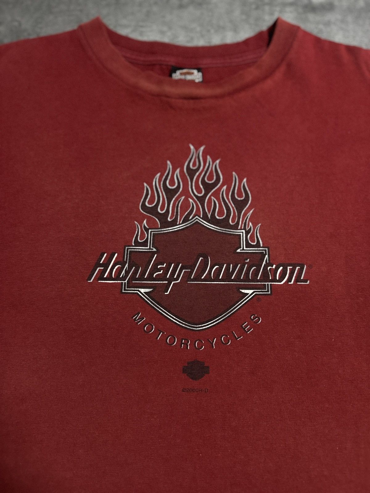Band Tees × Harley Davidson × Vintage Motor Harley-Davidson 2000’ Licensed Boxy Tee Vintage Logo Size US XL / EU 56 / 4 - 5 Thumbnail