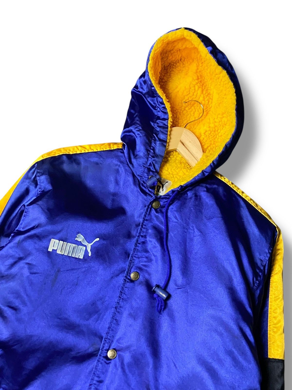 Puma Vintage PUMA Nylon Hooded Jacket (157) Size US S / EU 44-46 / 1 - 6 Thumbnail