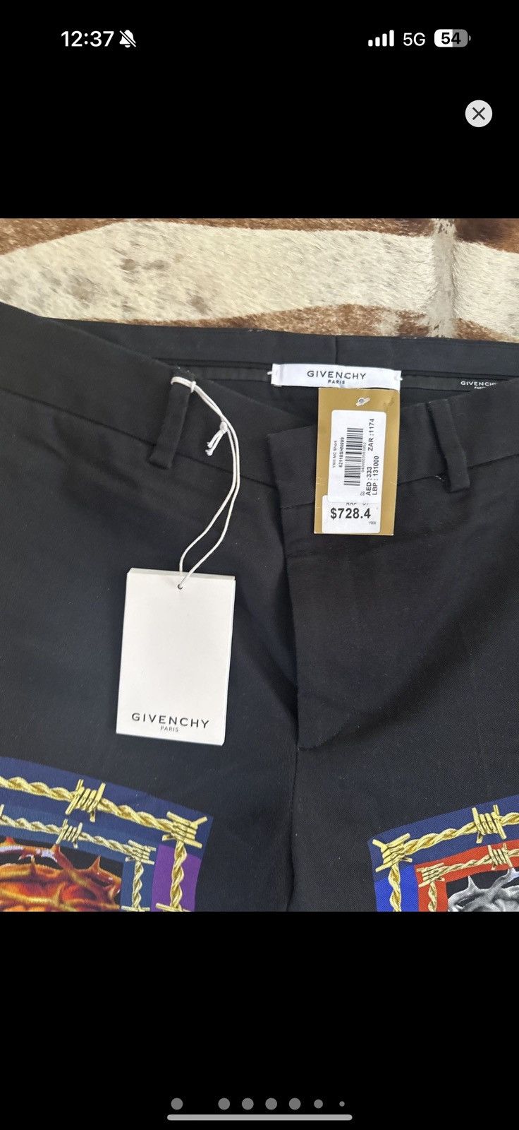 Givenchy Givenchy Jesus black shorts gorgeous Size US 32 / EU 48 - 2 Thumbnail