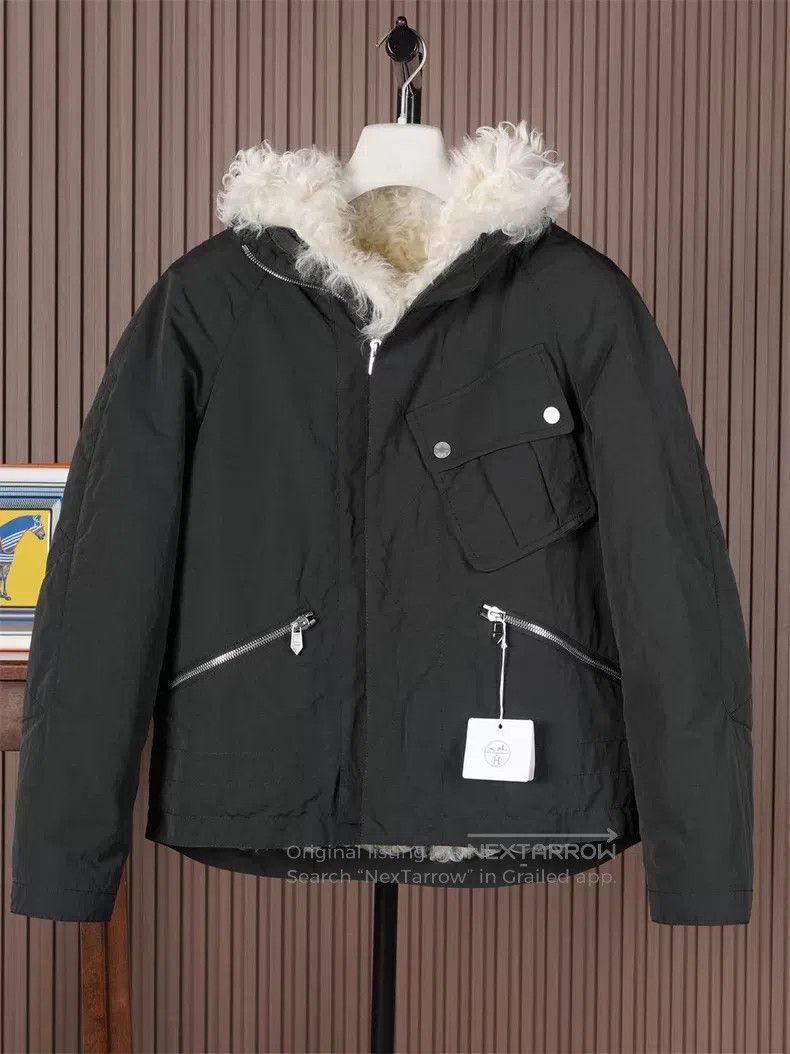 Hermes Hermes Men's Hooded Fur Jacket Size US S / EU 44-46 / 1 - 1 Thumbnail