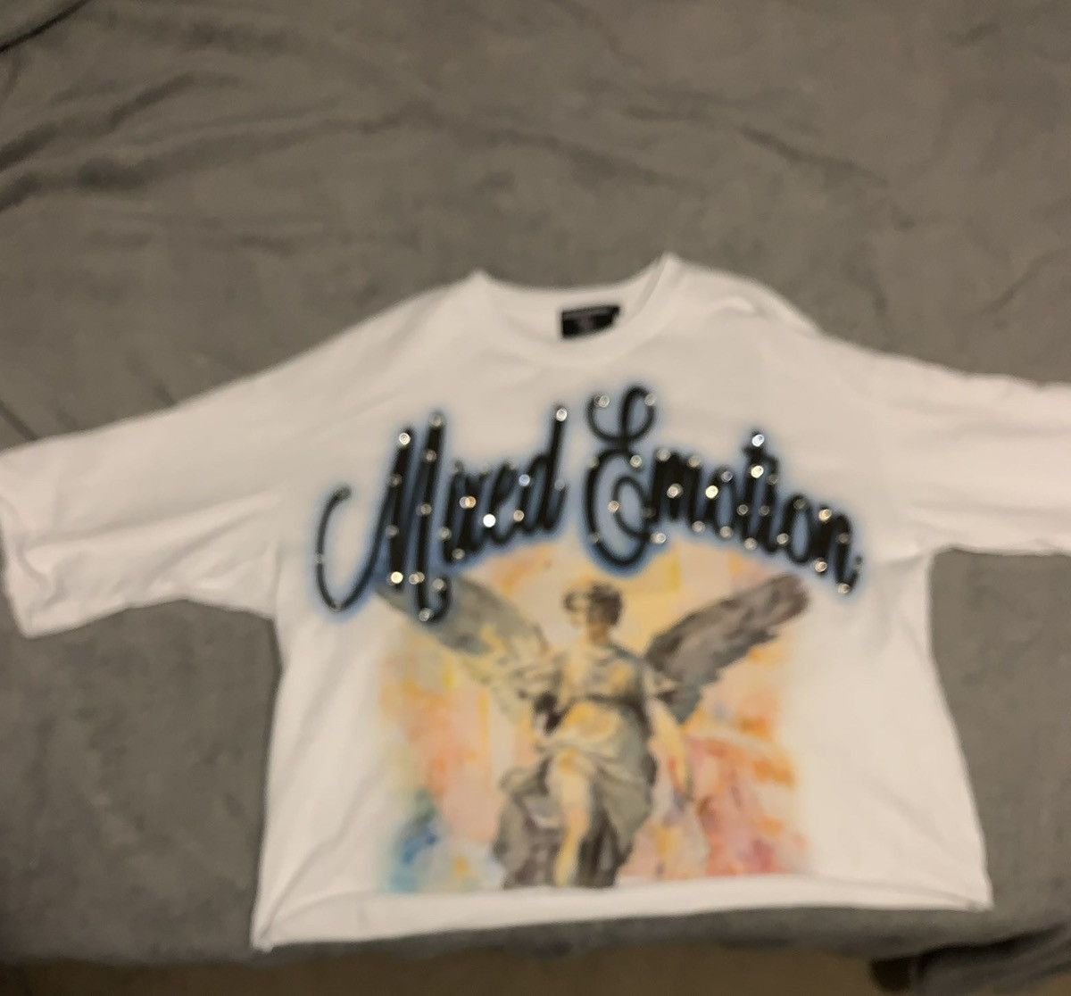 Other Mixed emotions- statue rhinestone tee Size US M / EU 48-50 / 2 - 1 Thumbnail
