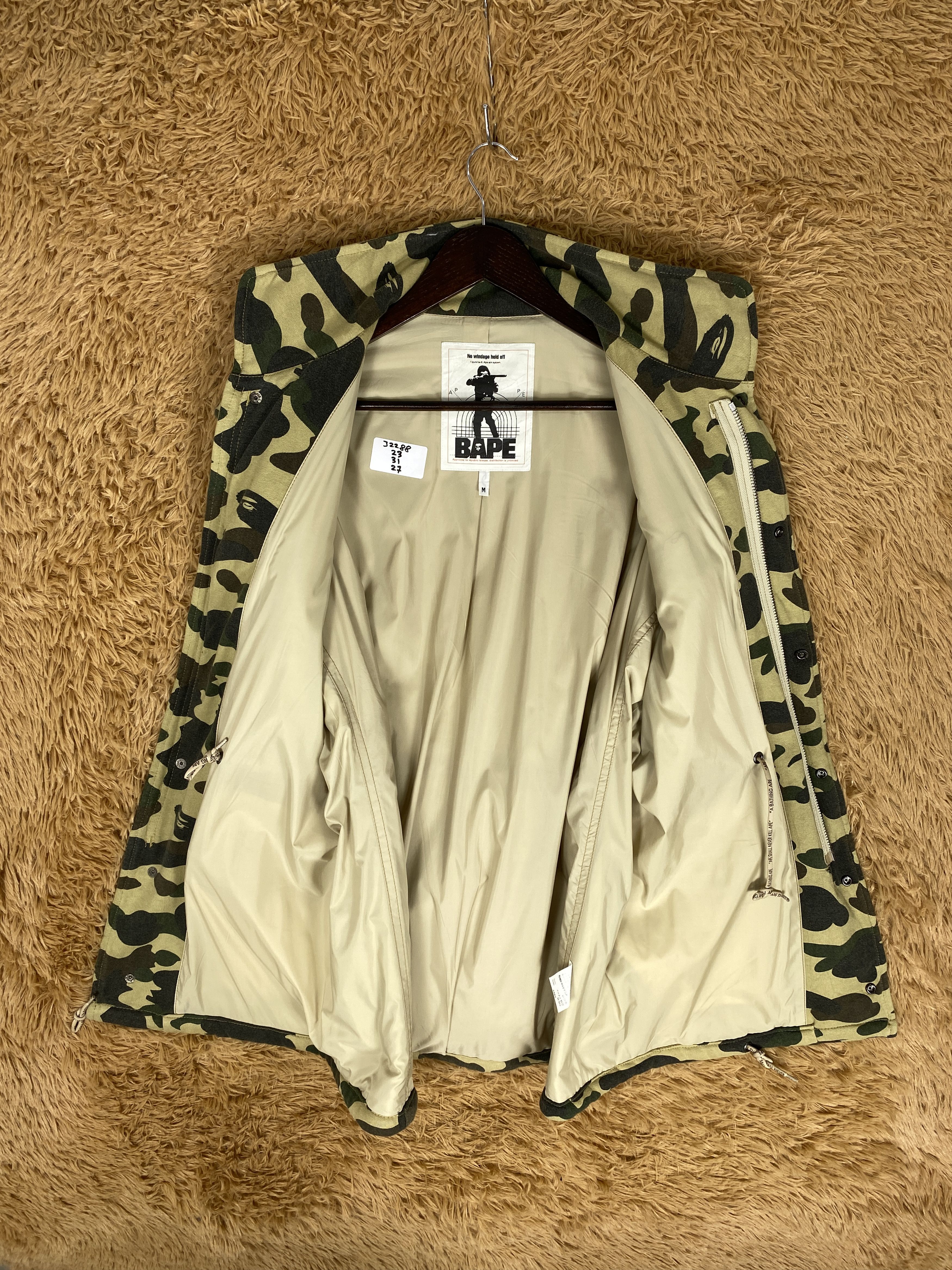 Bape × Vintage Vintage BATHING APE The General By Nigo Camouflage Jacket Size US M / EU 48-50 / 2 - 10 Thumbnail