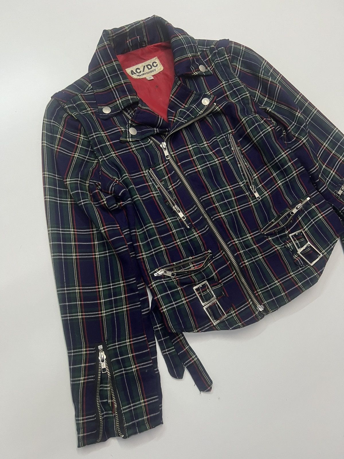 AC/DC AC/DC Mannishboy Double Collar Punk Style Jacket Size S / US 4 / IT 40 - 2 Thumbnail