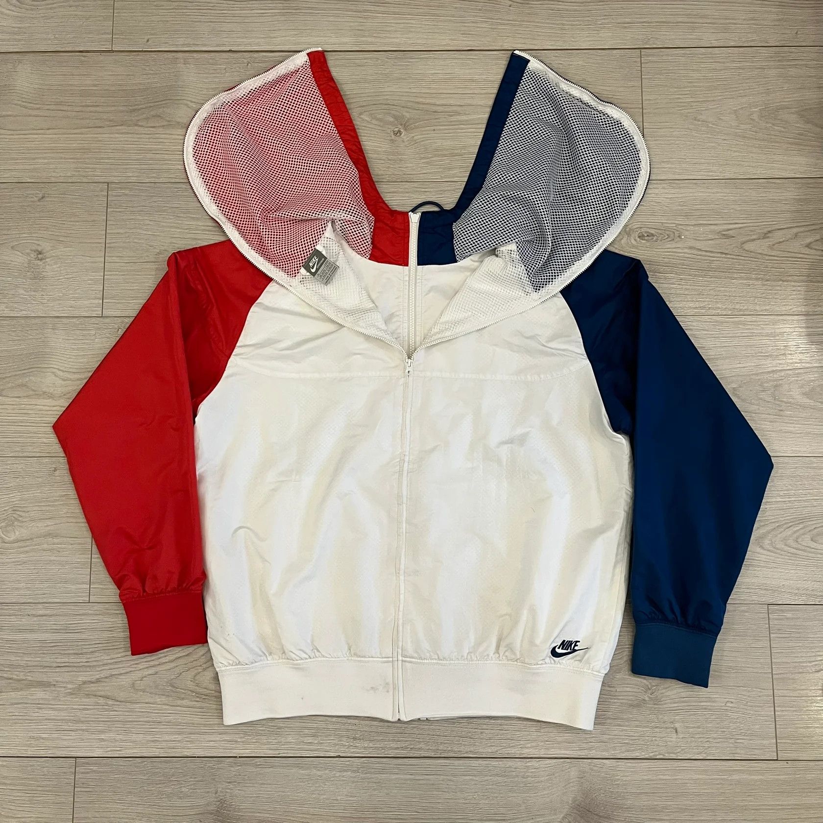 Nike Nike France Olympics 2008 Split Windbreaker (Medium) Size US M / EU 48-50 / 2 - 2 Thumbnail