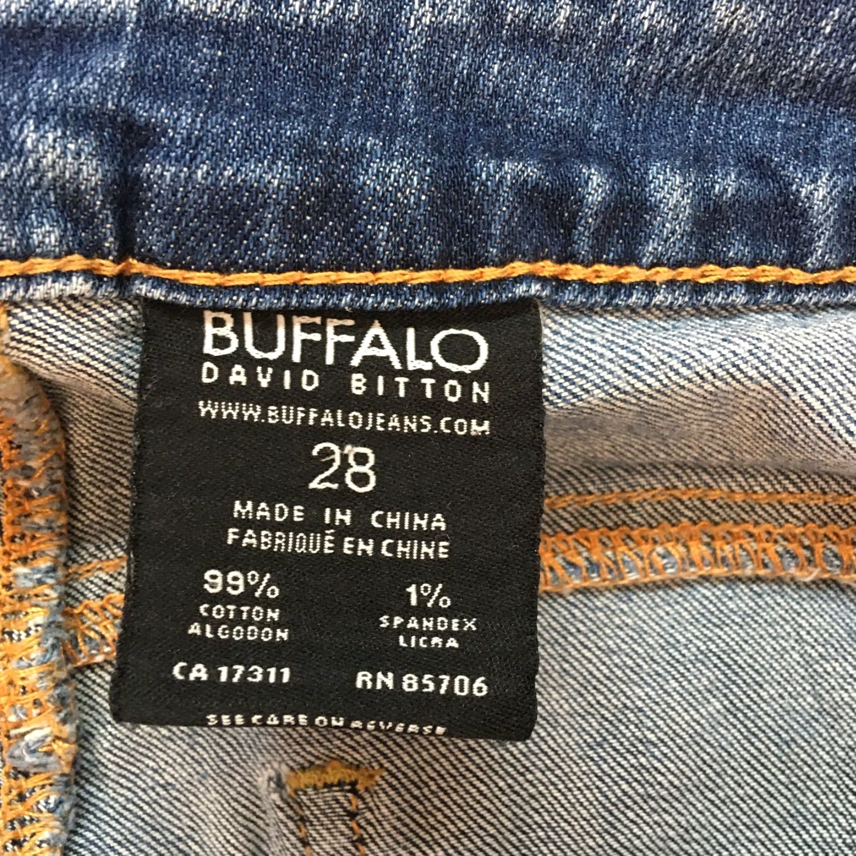 Buffalo David Bitton Buffalo Jeans - Buffalo David Bitton Womens Skinny Denim Jeans 28 Regular Blue 30x30 Size 28" / US 6 / IT 42 - 7 Thumbnail