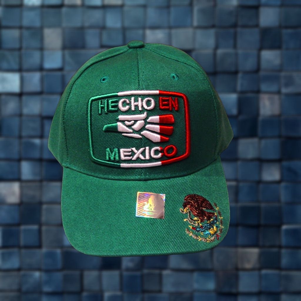 Vintage Vintage Unbranded Baseball Cap Men Adjustable Green Mexico 90s Size ONE SIZE - 1 Thumbnail