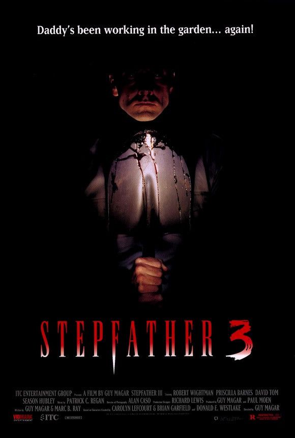 Vintage vintage 1992 STEPFATHER 3 horror thriller promo t-shirts Size US XL / EU 56 / 4 - 8 Thumbnail