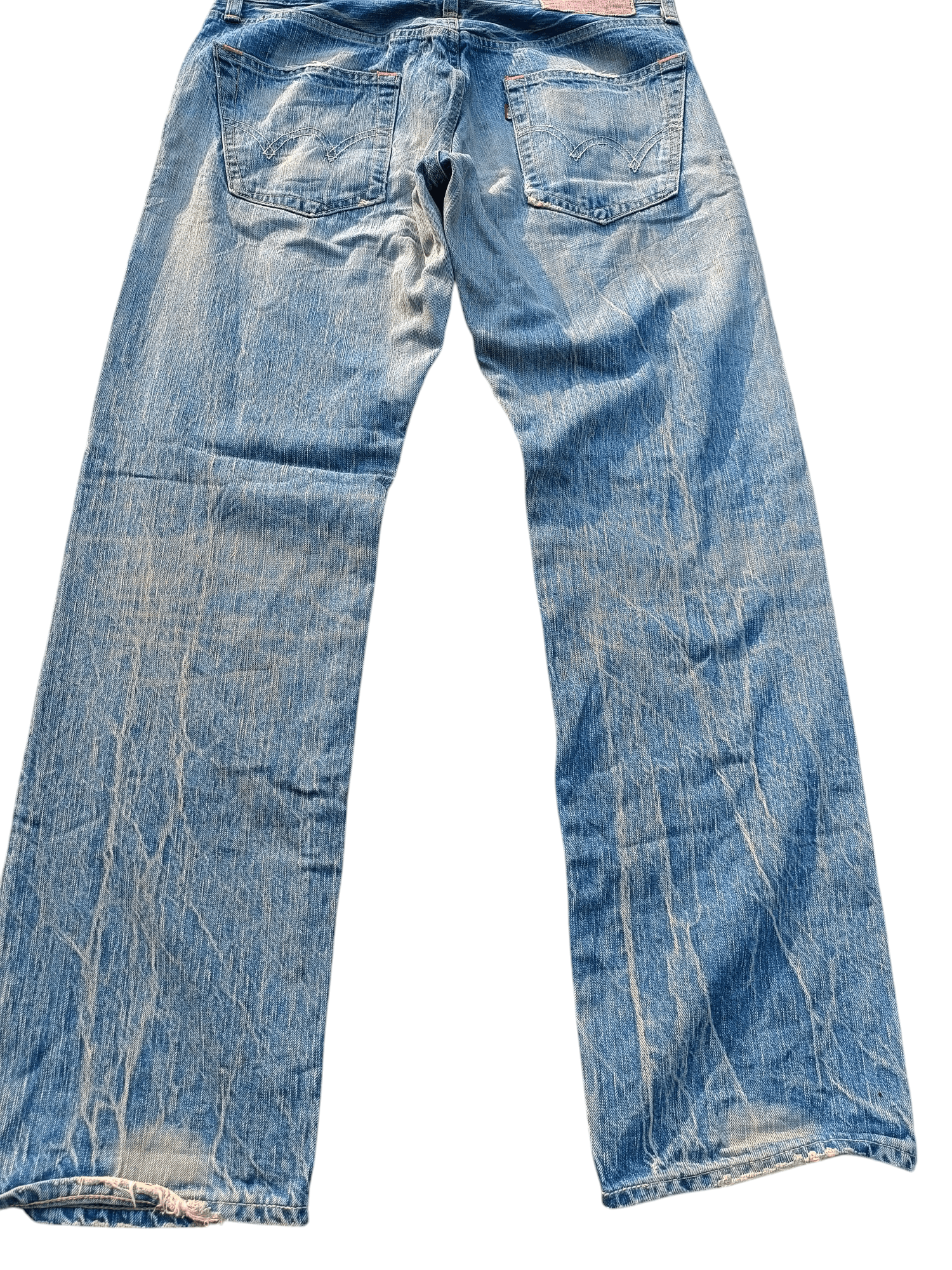 Edwin VINTAGE Edwin 504 Acid Wash Faded Rare Denim Size US 34 / EU 50 - 11 Thumbnail