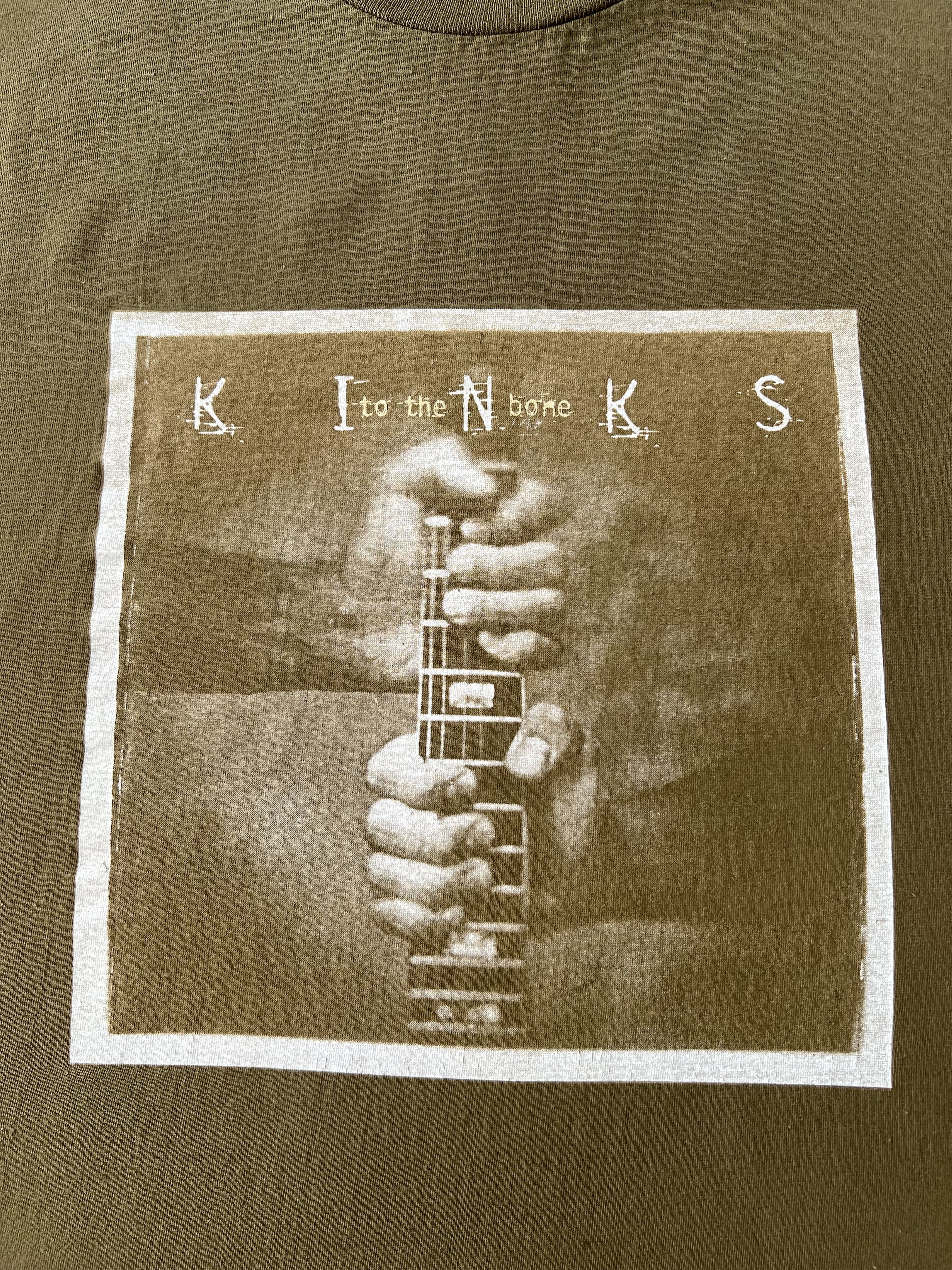 Band Tees Vintage 1997 The Kinks To the Bone Ray Davies T-shirt Size US XL / EU 56 / 4 - 6 Thumbnail