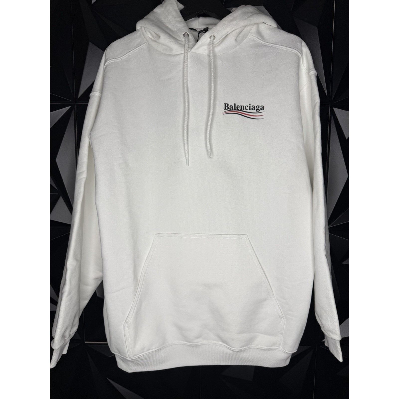 Balenciaga Balenciaga White Logo Hoodie Oversized Nwt Size S- Fits