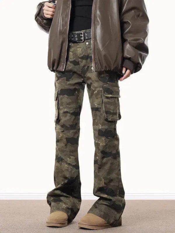 Japanese Brand Retro camouflage pocket jeans Size US 32 / EU 48 - 6 Thumbnail
