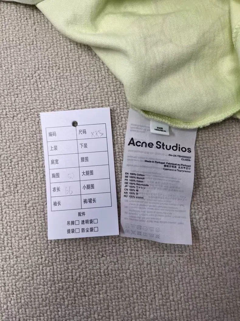 Acne Studios Acne Studios Graffiti Printed Short Sleeve T-Shirt - Green Size US XXS / EU 40 - 4 Thumbnail