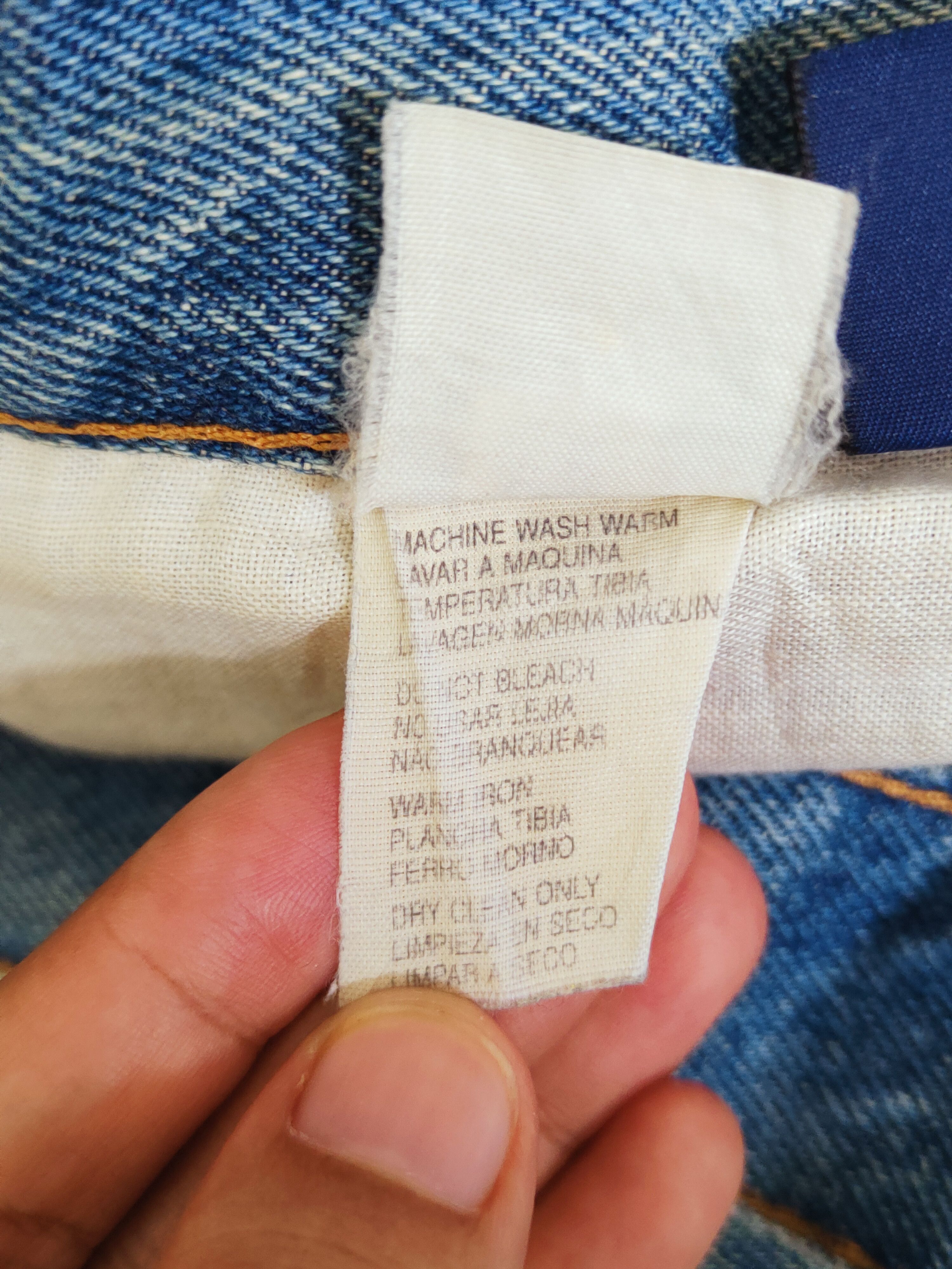 Ermenegildo Zegna D Ermenegildo Zegna Faded Distressed Ripped Jeans #S2740 Size US 33 - 15 Thumbnail