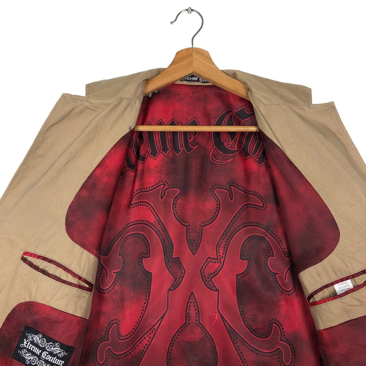 Japanese Brand 🔥Punk Design Xtreme Couture Japan Rare Lining Japan Size US M / EU 48-50 / 2 - 13 Thumbnail