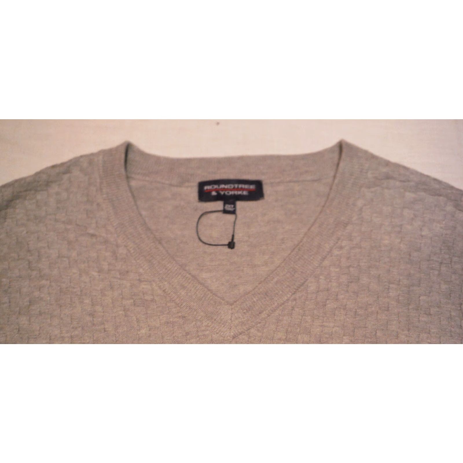 Roundtree & Yorke Roundtree & Yorke Mens Knitted Sweater Vest NEW sz 2XT Gray Checker Board Size US XXL / EU 58 / 5 - 3 Thumbnail