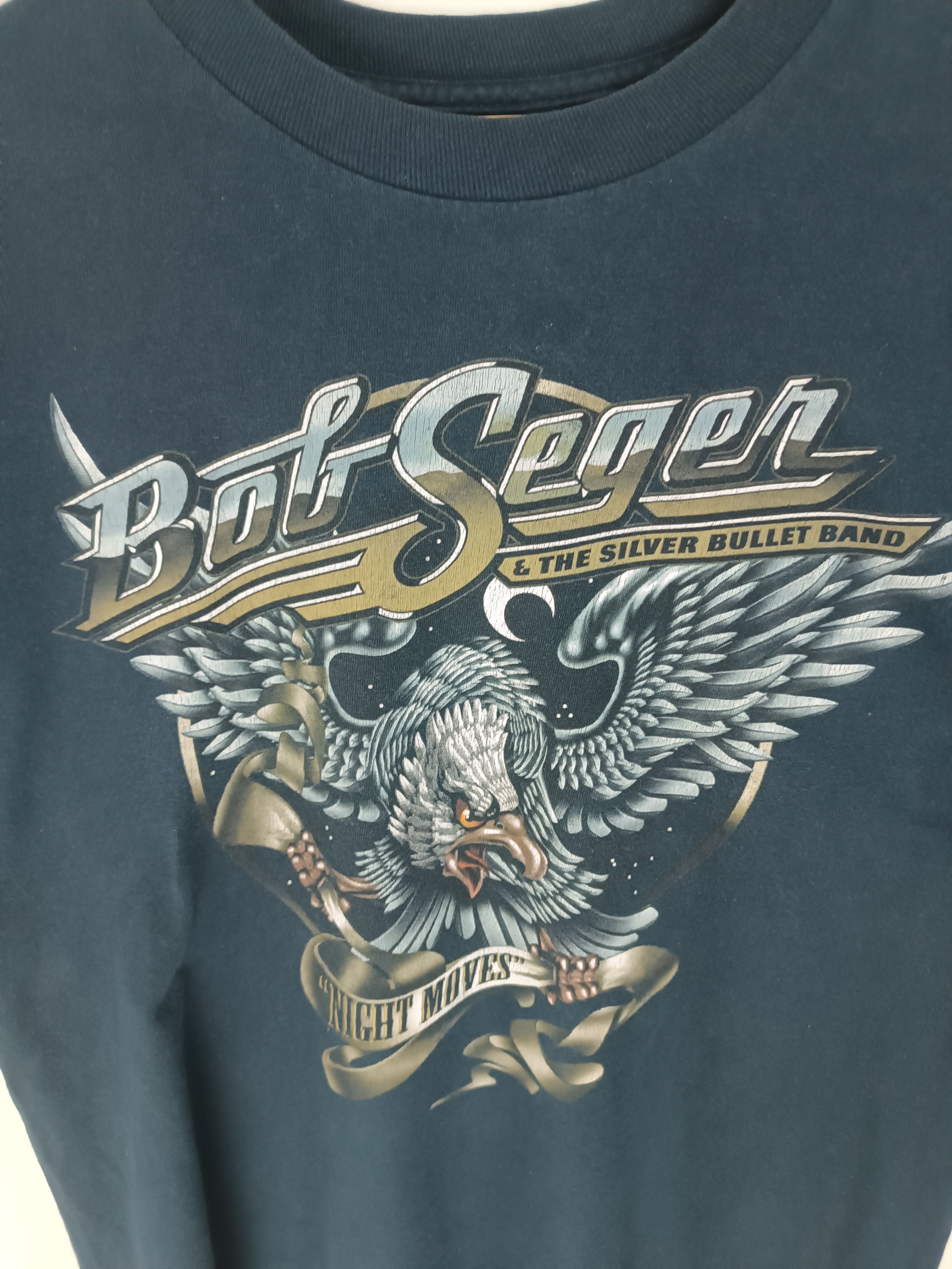 Band Tees VINTAGE '11 BOB SEGER AND THE SILVER BULLET TOUR CROP TEE Size US M / EU 48-50 / 2 - 8 Thumbnail