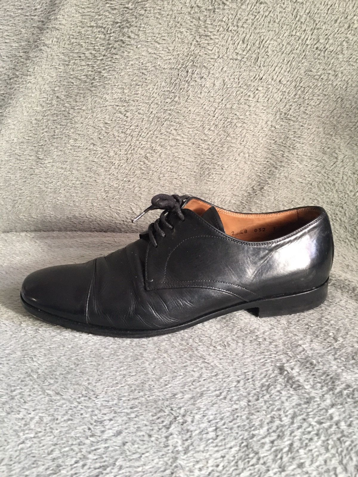 Prada Prada Black Leather Formal Dress Shoes Size 7 Size US 7 / EU 40 - 5 Thumbnail