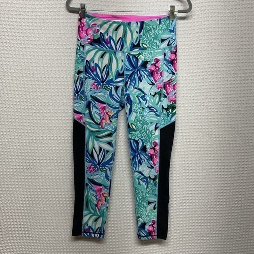 Lilly Pulitzer NWOT Lilly Pulitzer Luxletic Mid Rise Midi Pants Size M Size 28" / US 6 / IT 42 - 8 Thumbnail