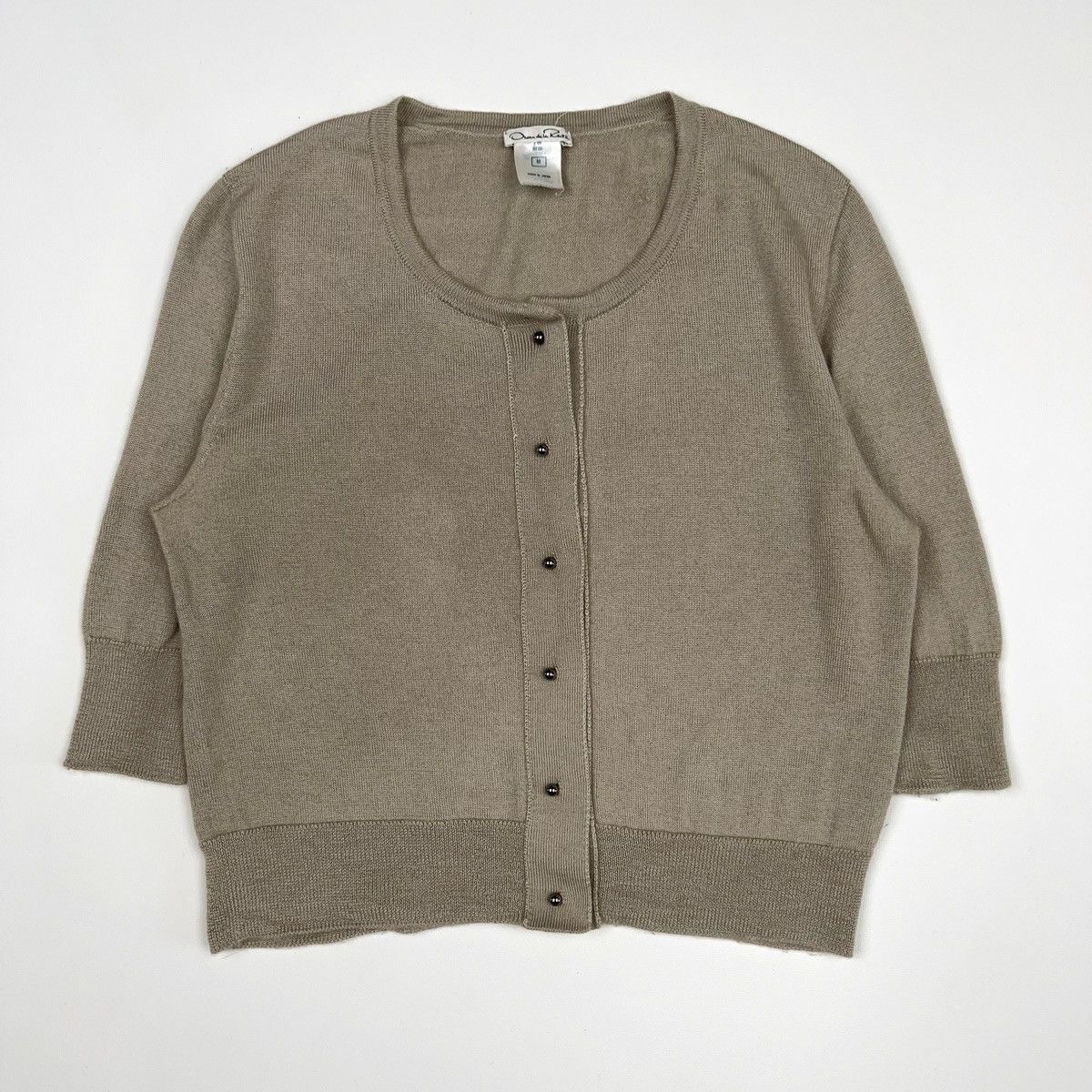 Oscar De La Renta Oscar De La Renta Cashmere Silk Sweater Cardigan Size M / US 6-8 / IT 42-44 - 2 Thumbnail