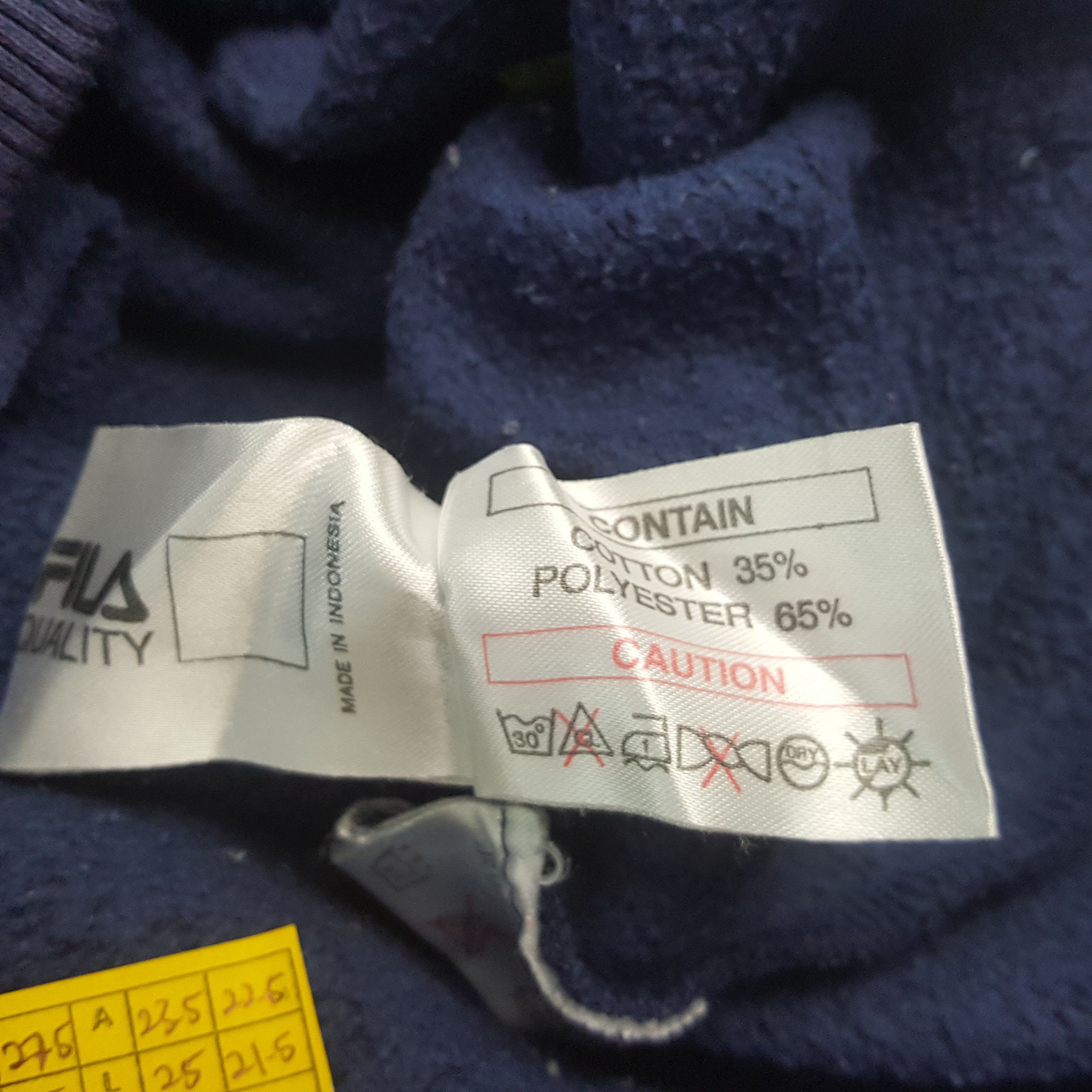 Fila × Vintage Vintage FILA BIELLA ITALIA Sportswear Brand Sweatshirt Size US L / EU 52-54 / 3 - 9 Thumbnail