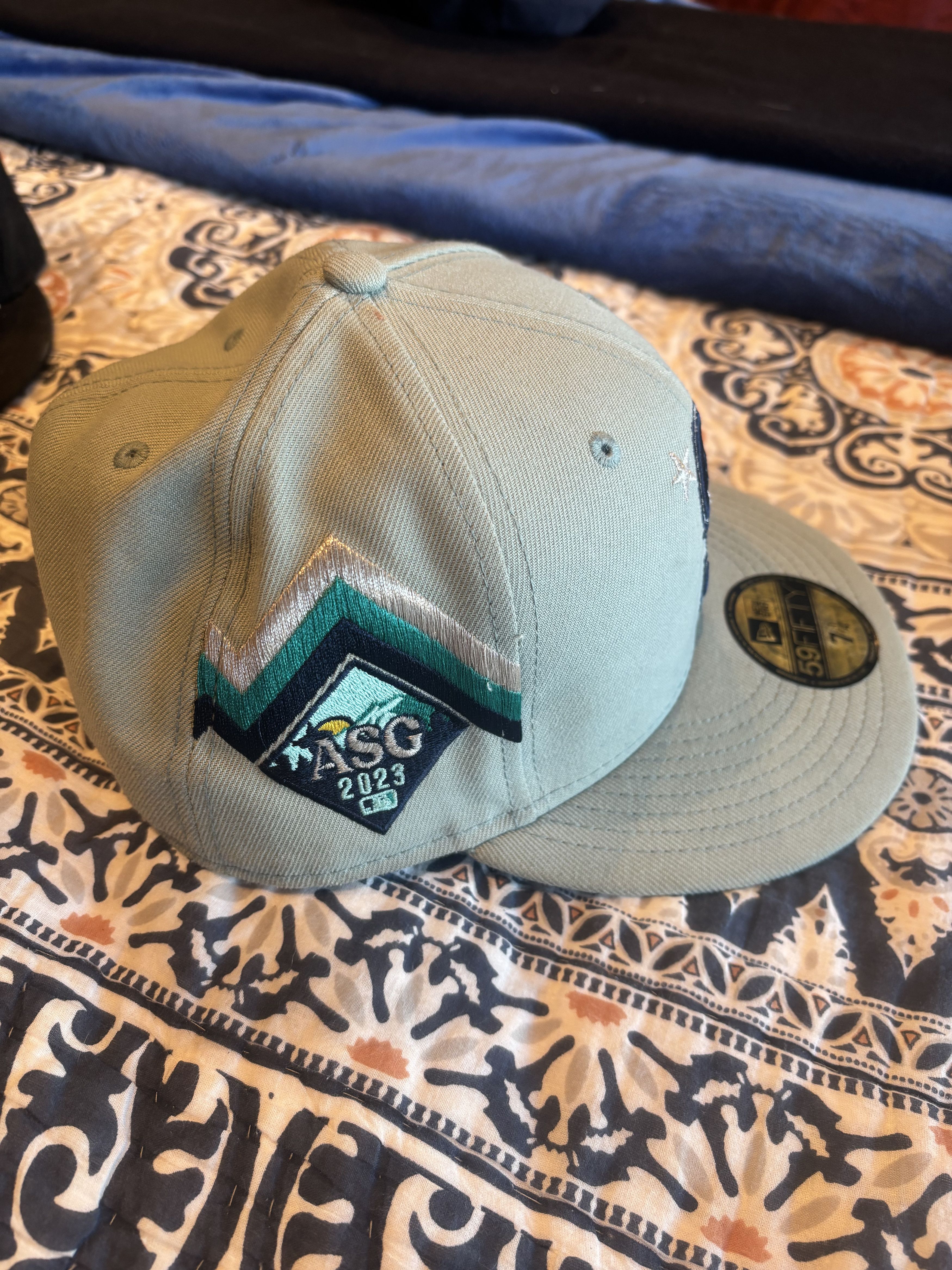 New Era 7 1/4 Seattle Mariners Fitted Cap Size ONE SIZE - 2 Thumbnail