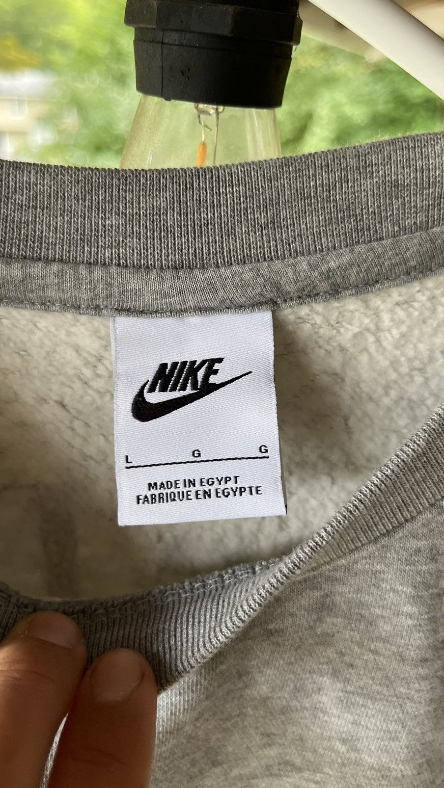 Nike Nike Athletic Grey Crewneck - Size Medium Size US M / EU 48-50 / 2 - 5 Thumbnail