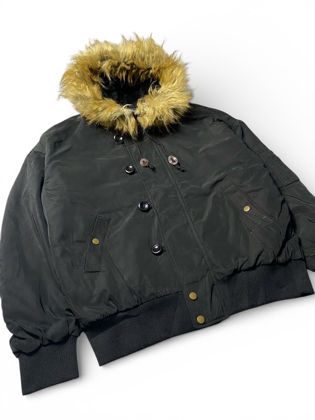 If Six Was Nine N2B Jacket Fur Racoon LGB Style Size US L / EU 52-54 / 3 - 3 Thumbnail