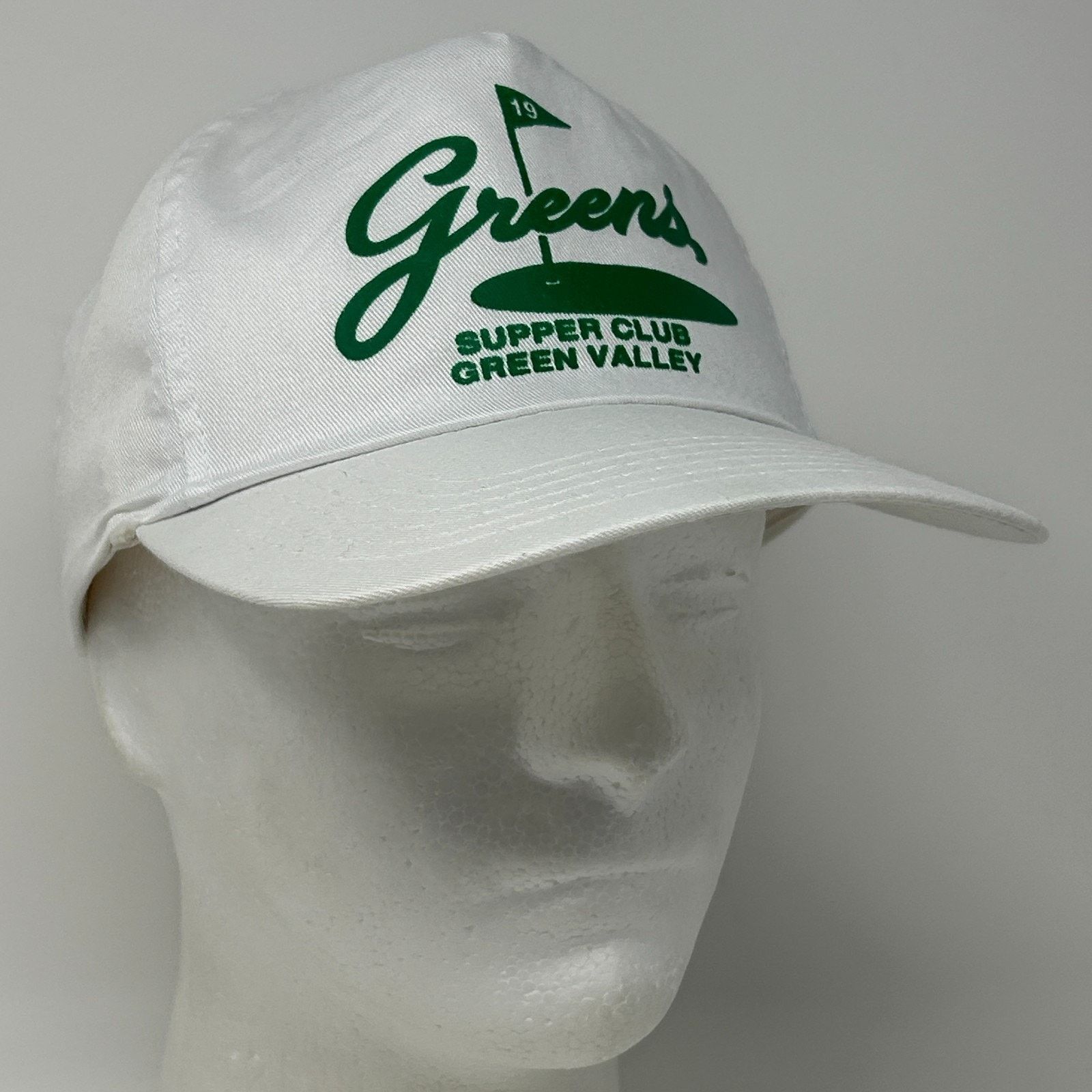 Vintage Vintage 90s Greens Supper Club Green Valley Hat Baseball Cap Size ONE SIZE - 12 Thumbnail
