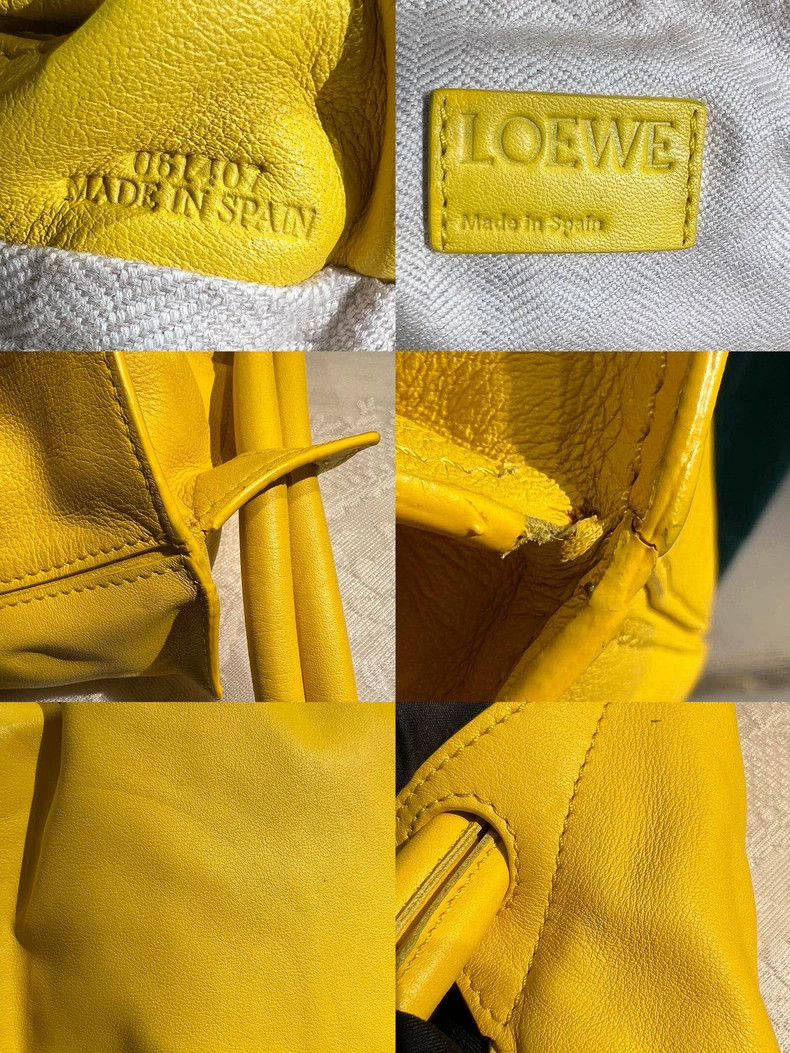Loewe LOEWE size os Yellow pull cord bag shoulder bag Size ONE SIZE - 8 Thumbnail