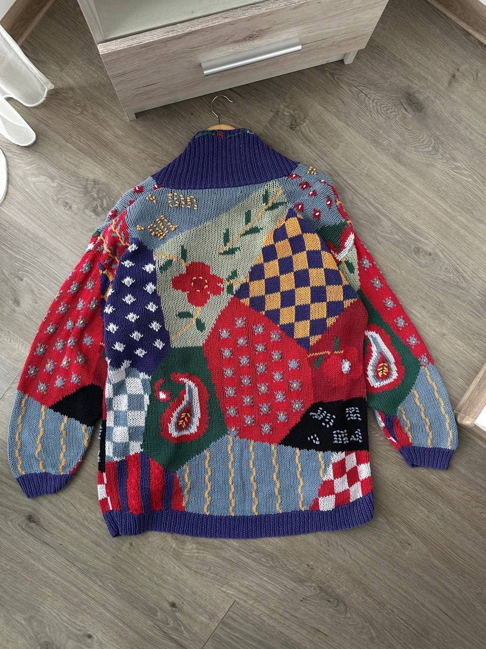 Japanese Brand × Vintage Vintage Japanese Cardigan Distressed Knit Vanessa. A Sweater Size US XL / EU 56 / 4 - 9 Thumbnail