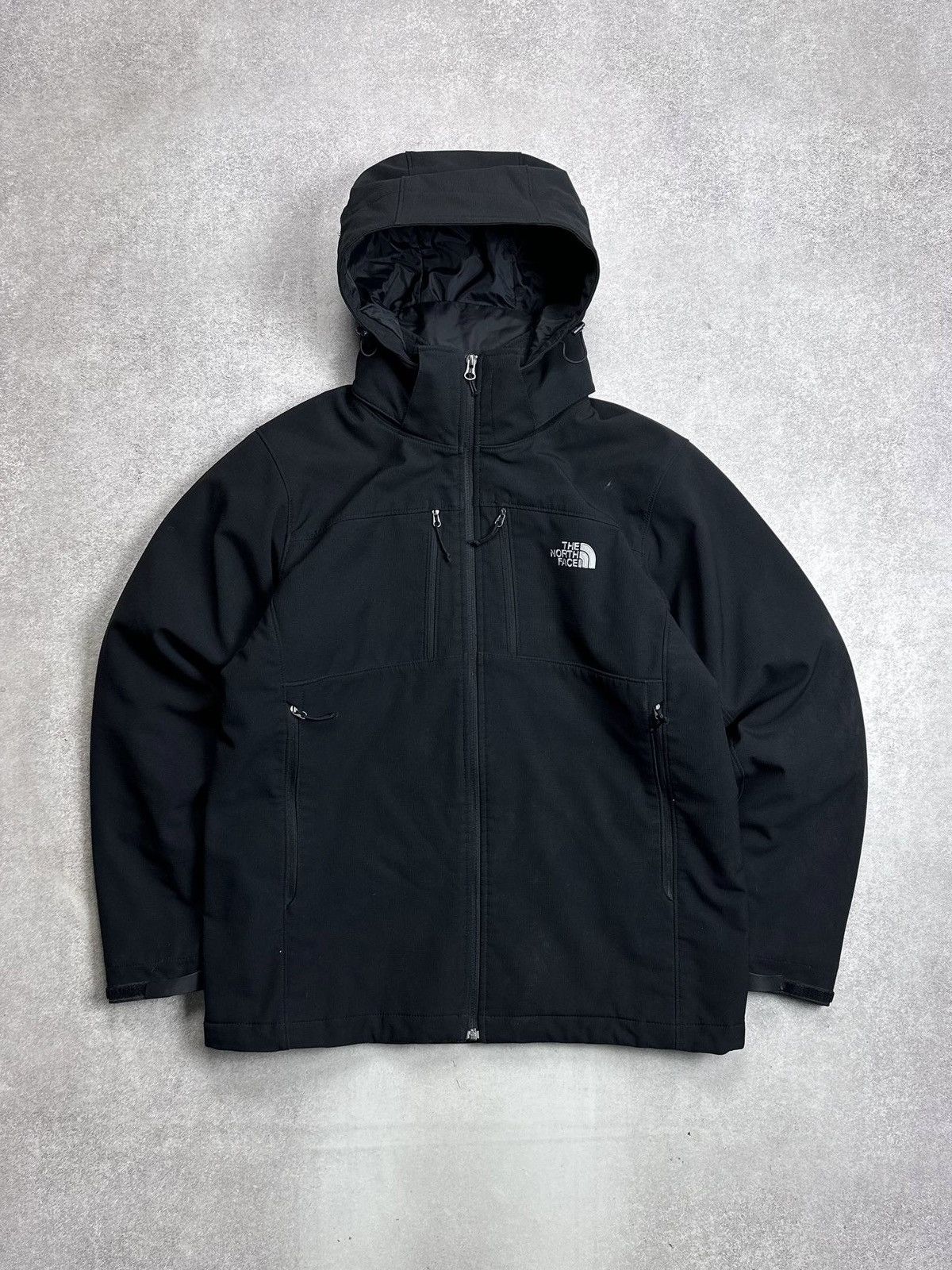 The North Face Vintage The North Face Mens Hooded Softshell Jacket L Size US L / EU 52-54 / 3 - 1 Thumbnail