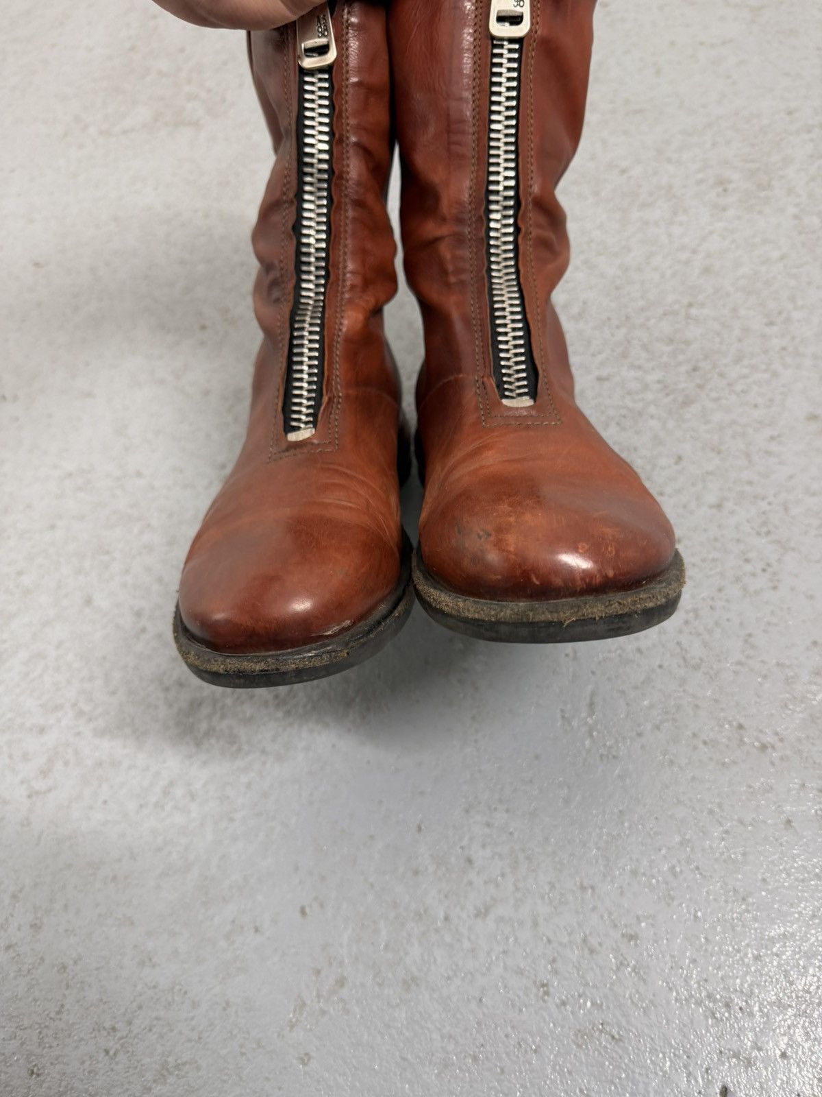 A.S.98 A.S.98 Leather Front Zip Boots Size US 8 / EU 41 - 3 Thumbnail