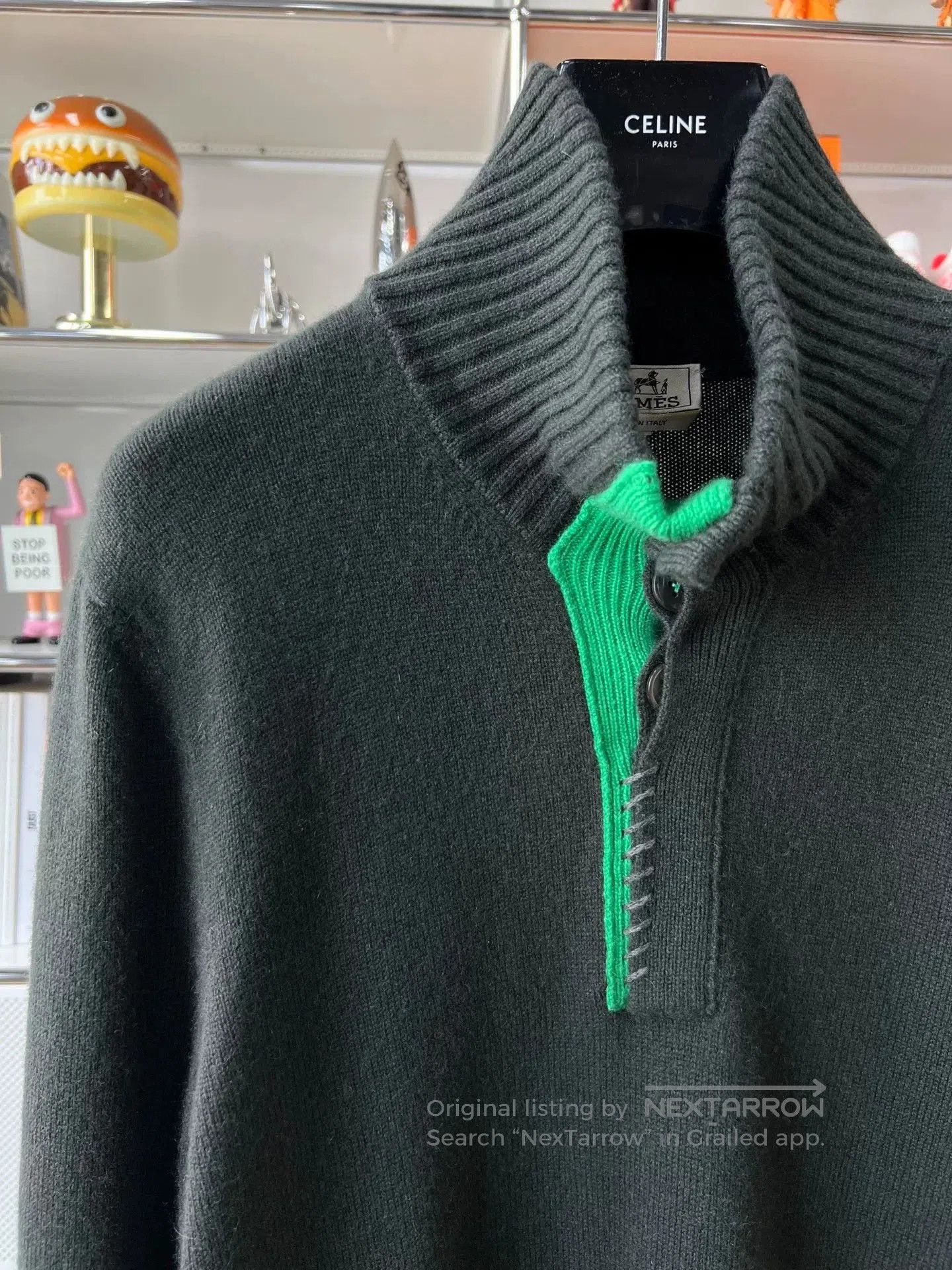Hermes olive green high. Size US L / EU 52-54 / 3 - 2 Thumbnail