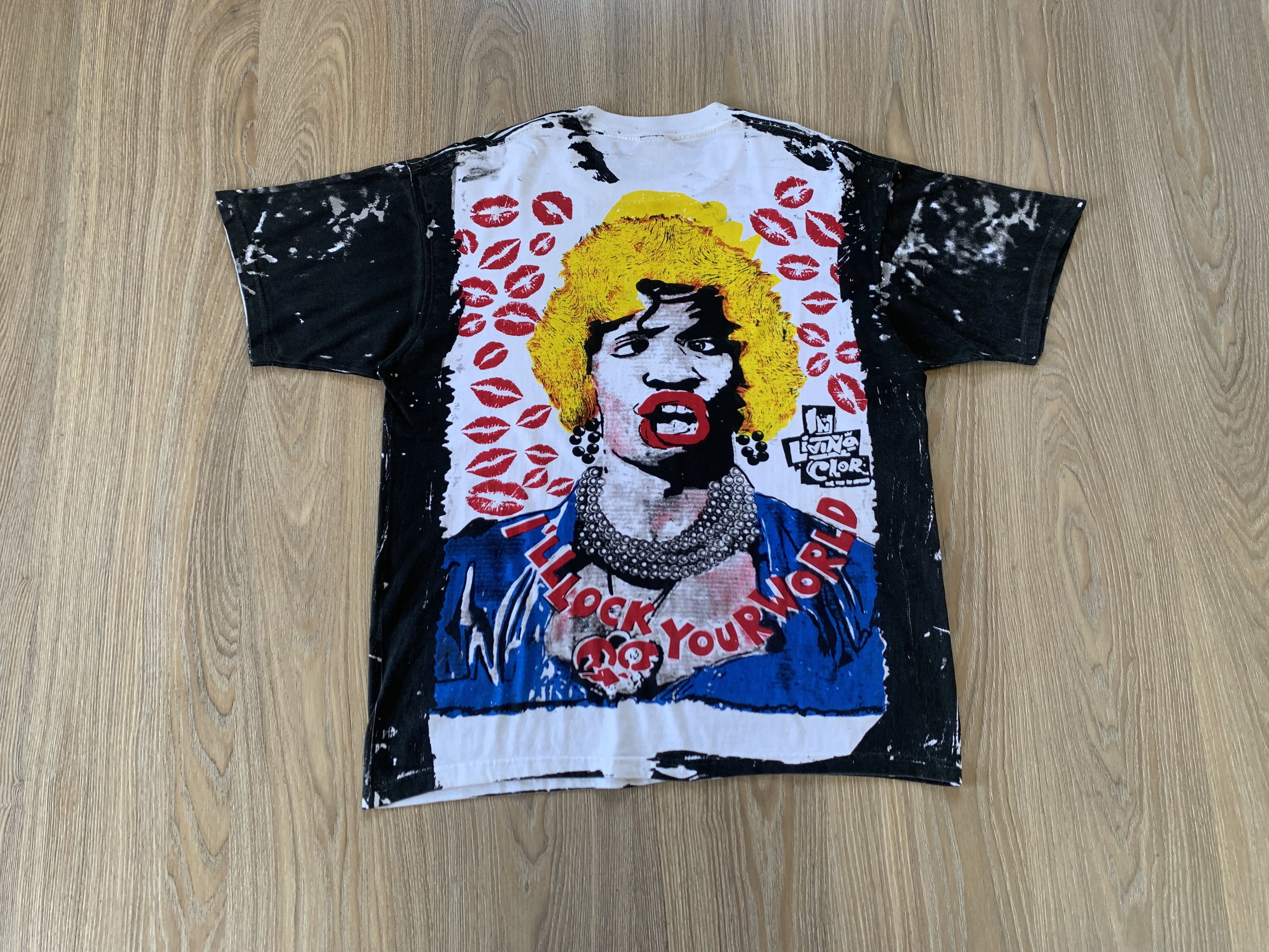 Band Tees × Vintage Vintage Jamie Foxx Rags 72 Overprinted Cotton T Shirt Size US L / EU 52-54 / 3 - 3 Thumbnail