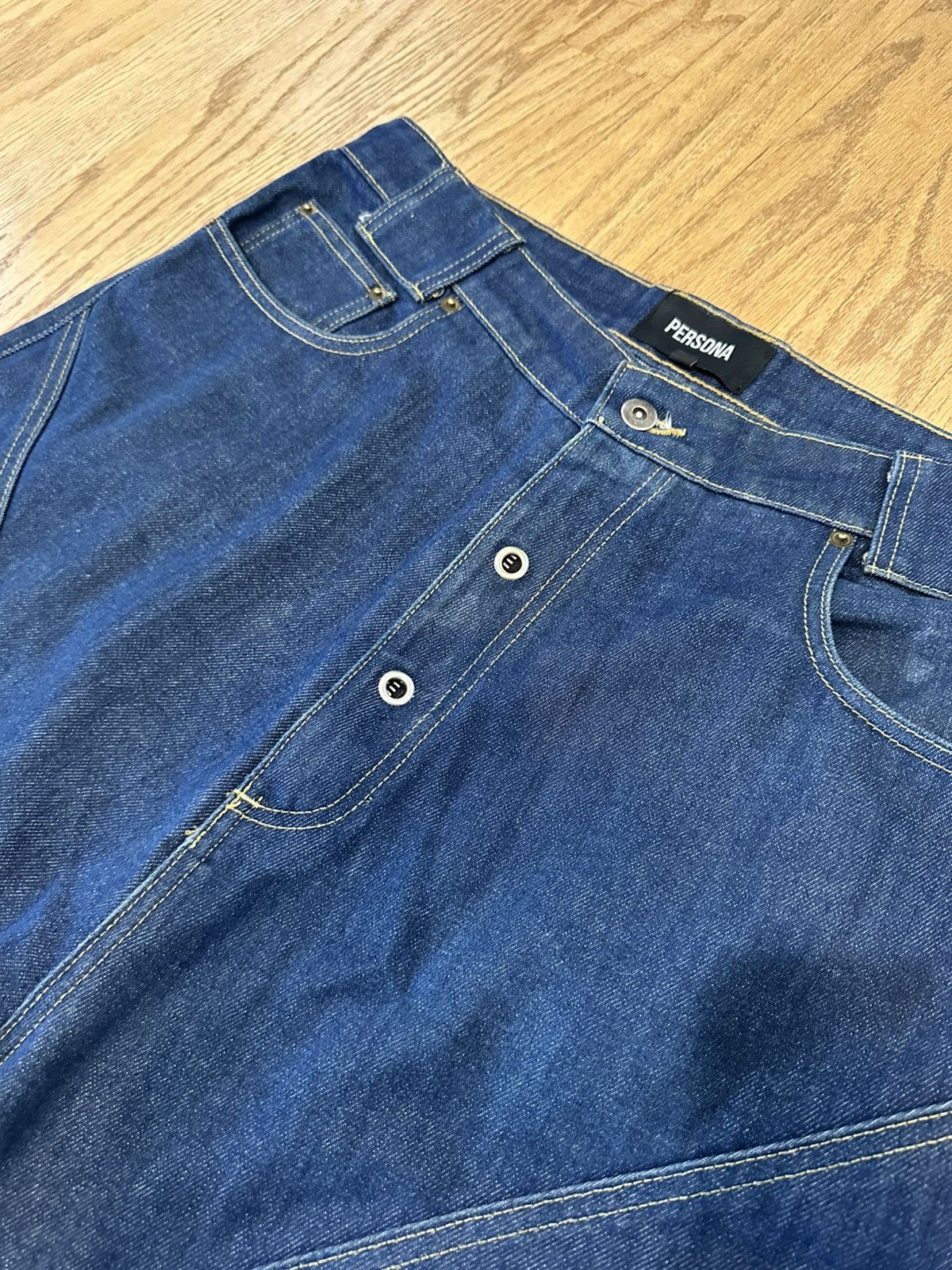 Other Persona IV Double Knee Denim (Worn by Playboi Carti) Size US 34 / EU 50 - 3 Thumbnail