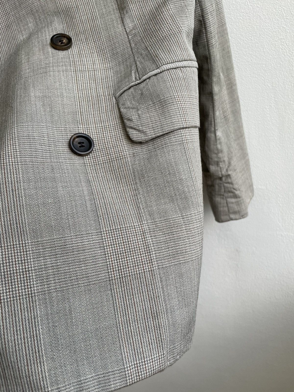 Our Legacy OUR LEGACY Blazer 100% Virgin Wool Beige Tweed Size 46S - 15 Thumbnail
