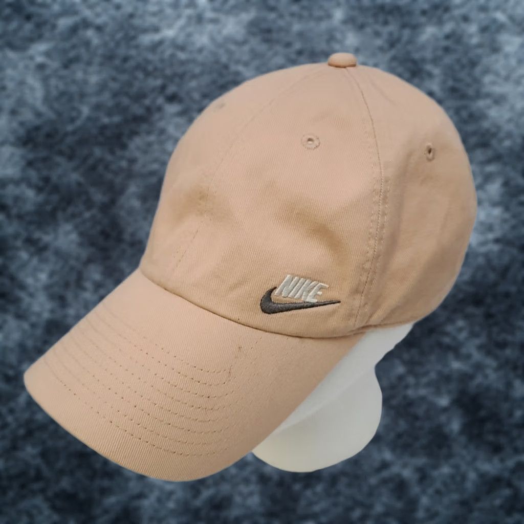 Nike Nike Heritage86 Strapback Adjustable Womens Hat 6 Panel Peach Solid Cap Sports Summer Spring Womens Size ONE SIZE - 1 Thumbnail