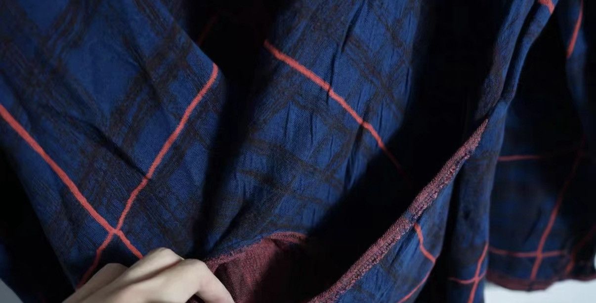 Yohji Yamamoto Yohji Yamamoto Limi Feu Plaid Loose Cardigan Size US S / EU 44-46 / 1 - 5 Thumbnail