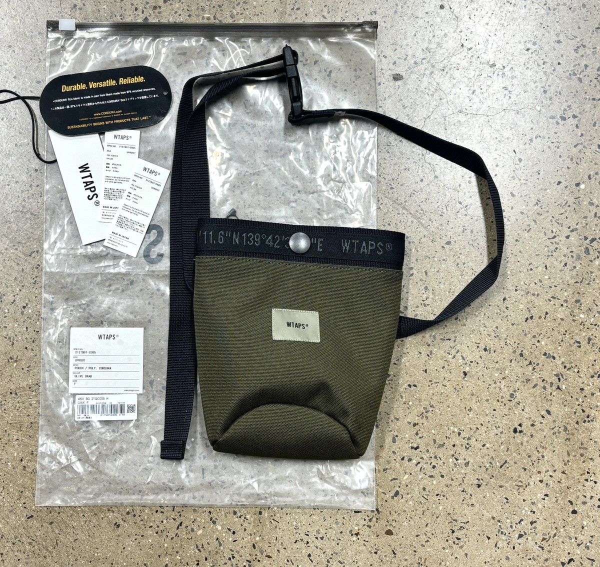 Wtaps WTAPS UPROOT POUCH CORDURA Size ONE SIZE - 1 Thumbnail